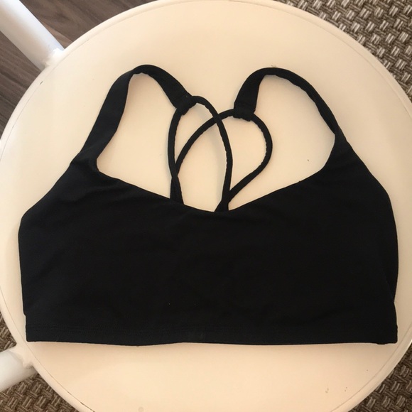 lululemon athletica Other - •LuLulemom• Black strappy sports bra